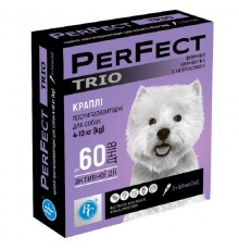 Perfect Trio протипаразитарні краплі для собак до 4-10кг 0,8мл  Ветсинтез