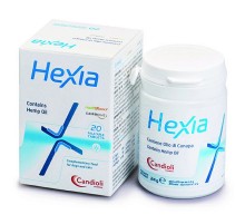 Таблетки для собак и котов Hexia Contains Hemp Oil обезболивающая добавка №20 Candioli