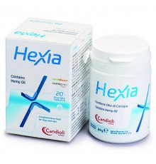 Таблетки для собак и котов Hexia Contains Hemp Oil обезболивающая добавка №20 Candioli
