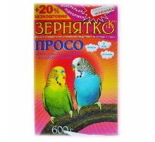 Корм для волнистых попугаев Зернятко 2 попугая 600 г Зернятко Ко