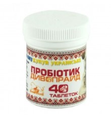 Таблетки для кошек и собак Дивопрайд пробиотик №40 Дивопрайд