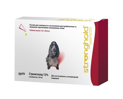Стронгхолд Stronghold краплі для собак 10-20 кг 1 піпетка Zoetis