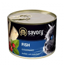 Корм для котів консерва Сейвори SAVORY риба  200 г 30648