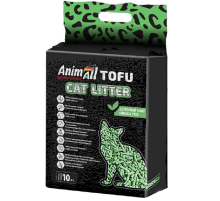 Наполнитель для кошачьих туалетов соевый Tofu Green Tea с ароматом зеленого чая 4,66 кг 10 л AnimAll