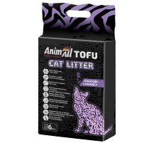 Наполнитель для кошачьего туалета Tofu соевый с ароматом лаванды 2,6 кг 6 л AnimAll