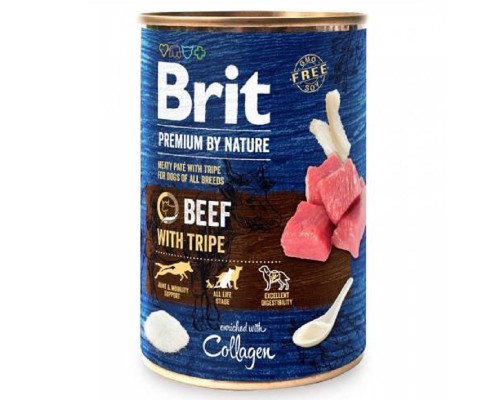 Корм для собак Brit Premium by Nature с говядиной и рубцом 800 г Brit Premium