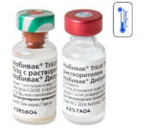 Вакцина Нобивак Трикет Трио с  растворителем 1 флакон 1 доза Nobivac