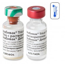 Вакцина Нобивак Трикет Трио с  растворителем 1 флакон 1 доза Nobivac