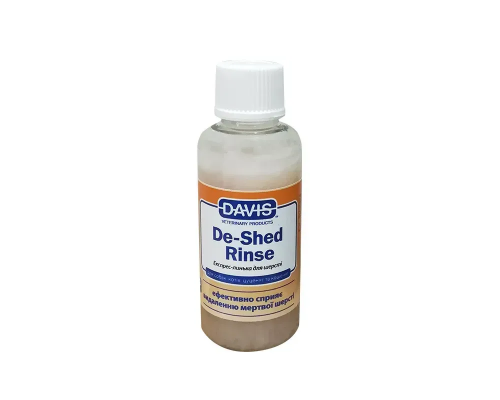 Кондиционер Davis De-Shed Rinse облегчение линьки для кошек и собак 50 мл срок 01.2027