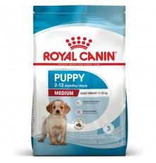 Сухой корм для щенков средних пород Medium Puppy с птицей 1 кг Royal Canin