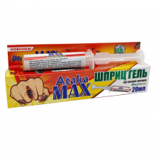 Шприц-гель Атака Max инсектицидное средство от тараканов 20 мл AgroProtection