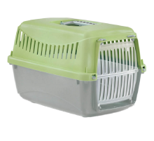 Переноска для котов и собак до 4 кг GIPSY XS Small  Light Green пластиковая дверь 39*26*25 см Bergamo