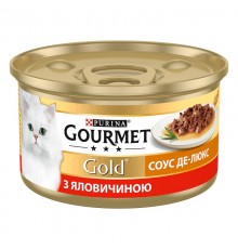 Корм для котів Гурмет голд соус делюкс з куркою 85 г