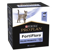 Порошок для котов и котят Пробиотик Proplan Fortiflora Cat для поддержания микрофлоры ЖКТ 1 г №30 Purina Pro Plan