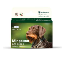Мипранол для собак 4 таблетки х 0,175 г