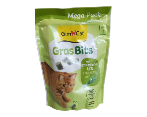 Таблетки для кошек GimCat Gras Bits травяные шарики  425 г
