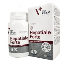 Ветекспертів Гепатіале Форте VetExper Hepatiale Forte для дрібних порід собак і котів 40 капсули