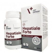 Таблетки Hepatiale Forte для мелких пород собак и котов  40 капсул VetExper
