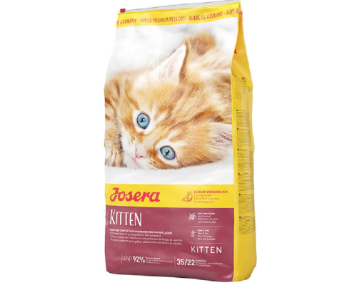 Сухой корм для котят беременных и лактирующих кошек Kitten птица и  лосось 2 кг Josera