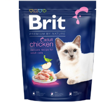 Корм для котів Бріт дорослих курка Brit Premium Преміум Бай Нейчер Кет Едалт 300ш 171843