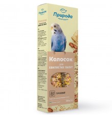 Корм Колосок горіх 140 г ПРИРОДА для хвилястих папуг PR740025