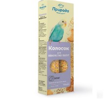 Корм для волнистых попугаев Колосок бисквит 140 г Природа