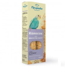 Корм для хвилястих папуг Колосок бісквіт ПРИРОДА ПР-31
