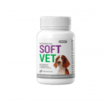 Фитокомплекс Provet SOFTVET д/собак для востановления и укрепления суставов и связок 100таб. PR244052 ( ребрейдинг Фитовит д/собак для суставов )