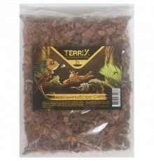 Прессованный кокосовый грунт для террариума Chips чипсы большие 2 л TerriX