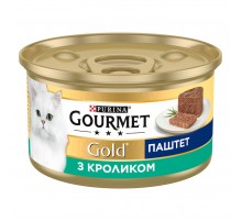 Корм для котов Gourmet Gold паштет с кроликом 85 г Purina