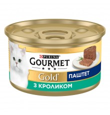 Корм для котов Gourmet Gold паштет с кроликом 85 г Purina