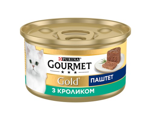Корм для котов Gourmet Gold паштет с кроликом 85 г Purina