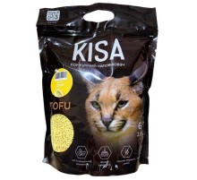 Наполнитель для кошачьих туалетов соевый Kisa Tofu Melon с ароматом дыни 2,6 кг 6 л TOP CAT