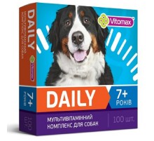 Таблетки для собак от 7 лет Daily мультивитаминный комплекс №100 Vitomax