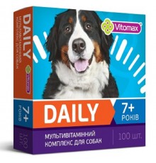 Вітаміни Вітомакс Vitomax Деілі Daily для собак від 7 років 100 г