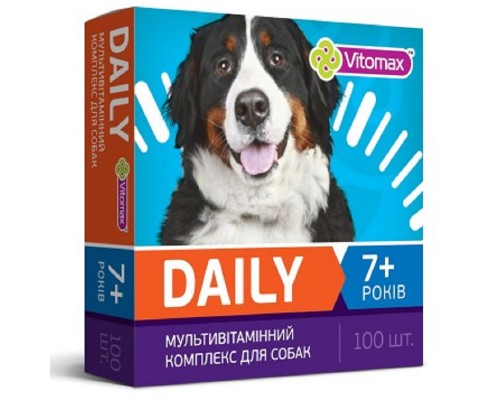 Вітаміни Вітомакс Vitomax Деілі Daily для собак від 7 років 100 г