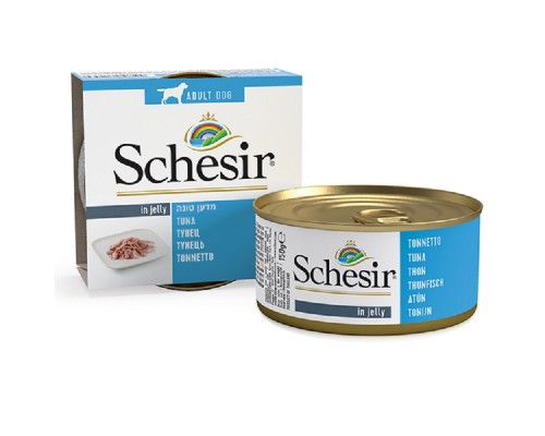 Корм для взрослых собак Tuna тунец в желе 150 г 	Schesir