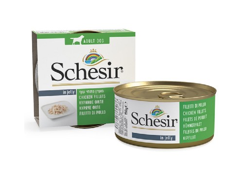 Корм д/соб Schesir філе курки консерва 150 г