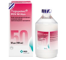 Вакцина Порцилис PCV M. Hyo субъединичная против цирковирусной инфекции и энзоотической пневмонии свиней 50 доз Intervet