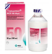 Вакцина Порцилис PCV M. Hyo субъединичная против цирковирусной инфекции и энзоотической пневмонии свиней 50 доз Intervet