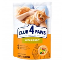 Сухой корм для котов Adult Cats Rabbit с кроликом 300 г Клуб 4 лапы
