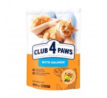 Сухий корм для дорослих котів Adult Cats Salmon з лососем 900 г Клуб 4 лапи