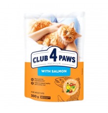 Сухой корм для взрослых котов Adult Cats Salmon с лососем 900 г Клуб 4 лапы