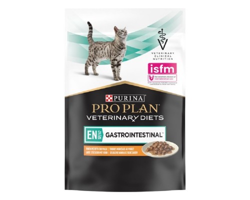 Вологий корм для котів Veterinary Diets EN Gastrointestinal при порушенні работы ЖКТ 85 г Purina