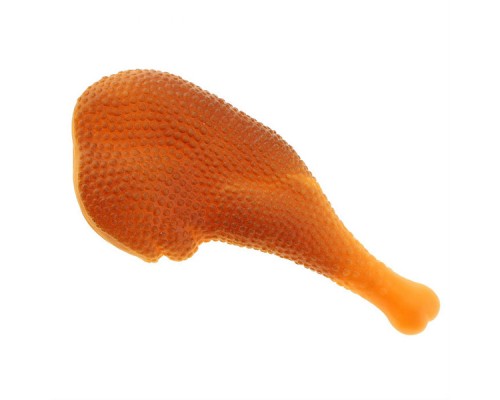 Игрушка резиновая Куриная ножка со звуком 10-31 16 см 60 г