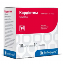 Таблетки Кардистим 2,5 мг 0,5 г для лечения сердечной недостаточности №100 Бровафарма