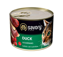 Корм для котов консерва Сейвори SAVORY утка 200 г 30617