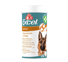 Витамины для щенков и собак 8 в1 Exel Glucosamine с глюкозамином со вкусом морепродуктов № 55  8in1 Excel