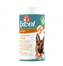 Витамины для щенков и собак 8 в1 Exel Glucosamine с глюкозамином со вкусом морепродуктов № 55  8in1 Excel