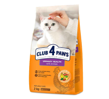 Сухой корм для котов Adult Cats Urinary Health профилактики мочекаменной системы 2 кг Клуб 4 лапы